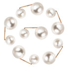  6 Pcs Button Nails Imitation Pearls Women's Drawstring Wedding
