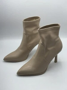 MIA Beige Pointed Toe Stiletto Boot Size 8.5 - Picture 1 of 7