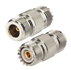 4pcs UHF (SO-239) Female jack to N-Type Female Antenna Adapter RF Coax Connector - Picture 1 of 5