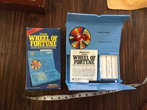 Vintage Travel Size Wheel of Fortune Game Pressman  1988 Complete - Picture 1 of 3