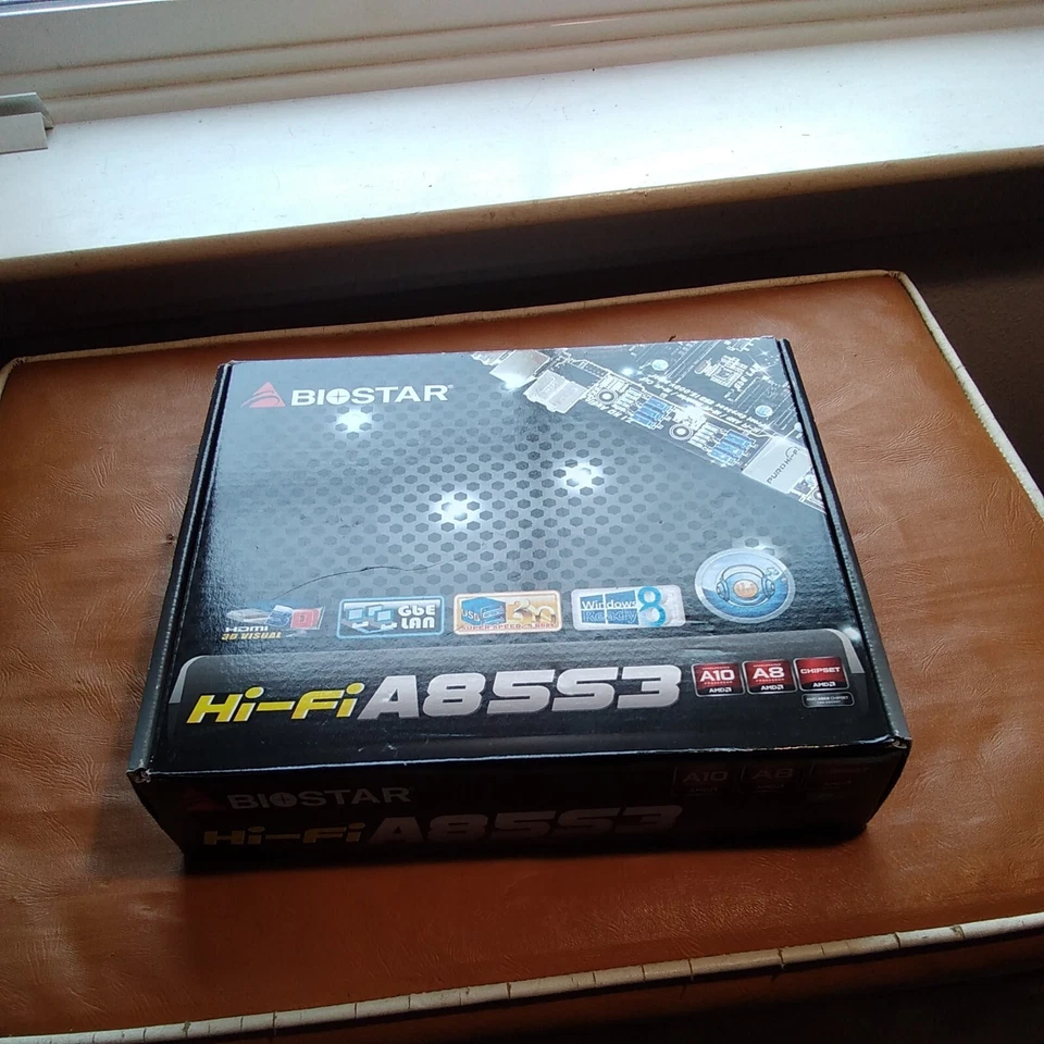  Biostar A85s3+ A10: processor Mainboard Amd chipset a8 processor NIB - Image 1 of 4