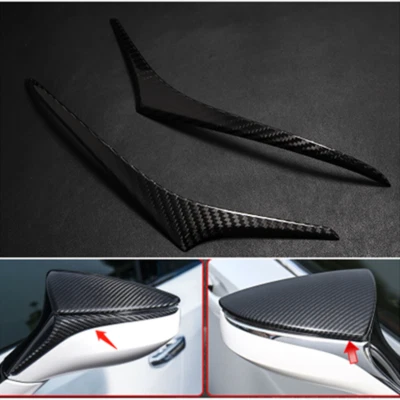 Tira de espejo retrovisor lateral de fibra de carbono para Lexus LC500 GWZ100 2018-2022 Foto 1 de 4