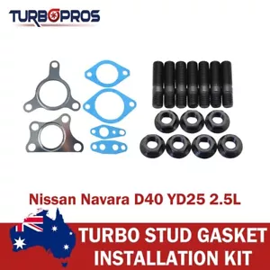 Turbo Installation Stud & Gasket Kit For Nissan Navara D40 YD25 2.5L - Picture 1 of 4