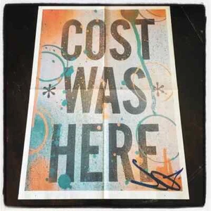 ADAM COST SIGNED STREET ART WHEAT PASTE POSTER GRAFFITI RARE revs kaws obey - Picture 1 of 2