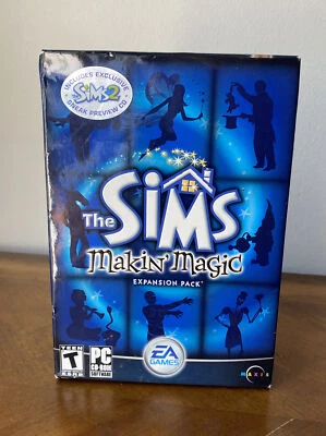 NEW The Sims: Makin' Magic Expansion Pack (PC, 2003) FACTORY SEALED EA Games - Image 1 of 4