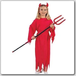 RG Costumes 19112-L Devil Girl Costume-No Horns - Size Child-Large - Picture 1 of 1