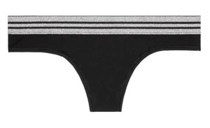 Pantillas de tanga de cintura brillante de Victoria's Secret negras ~ Tú eliges la talla - Imagen 1 de 1