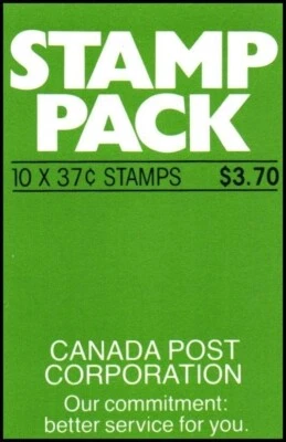 Canada - BK#97a - 1988 .37c Parliament Pane of 10, Scott # 1163 MNH — 第 1/2 张图片