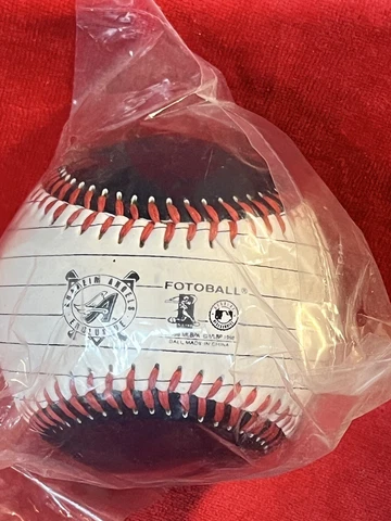 Fotoball Anaheim Angels Exclusive Baseball Red White And Blue Sealed Cover