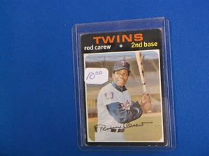 Topps Baseball # 210 1971 Rod Carew en muy buen estado sin pliegues - Imagen 1 de 2