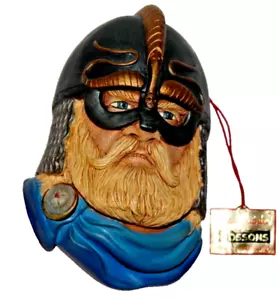 RARE MINT CONDITION - OLAF TRYGGAVASSON KING OF VIKINGS: BOSSONS CHALKWARE HEAD - Picture 1 of 9