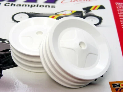 Juego de ruedas delanteras Schumacher 2018 Top Cat Classic U7597 2x2 blancas para vintage NUEVO Foto 1 de 4