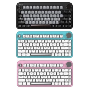 AZIO Black Willow/ Mint Daisy/ Pink Blossom Wireless Mechanical Keyboard - Picture 1 of 9