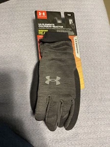 Under Armour Youth Storm Coldgear Reactor Wrist Gloves Black Space Dye Small - Picture 1 of 3