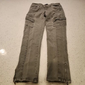 White House/Black Market Feel Beautiful Slim Ankle sz 4 Green Rhinestones  - Picture 1 of 12