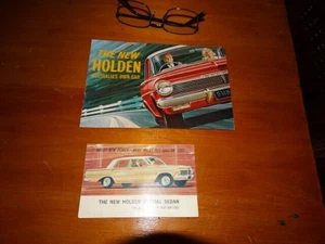HOLDEN EH DEALERSHIP SALES BROCHURE AND SEPARATE CARD GENUINE GMH - Picture 1 of 8