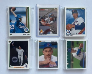 Texas Rangers 1989-93 Upper Deck Team Set Lot (5 Sets mit Gonzalez RC, 9 Ryans) - Bild 1 von 3