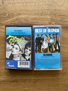 2x Blondie Cassette Tapes - Eat to the Beat + The Best of Blondie - Tested Works - Picture 1 of 5