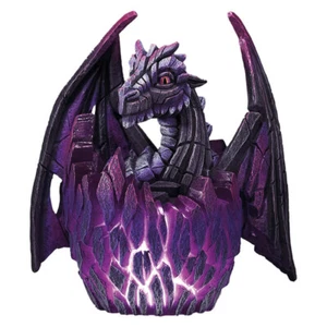 EDGE LIT DRAGON EGG - Stone Resin - Purple - Picture 1 of 9
