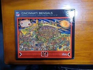 Cincinnati Bengals 500 Piece Jigsaw/ Search Puzzle. (24x18) - Picture 1 of 6
