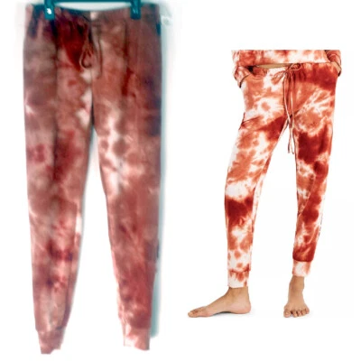 Jenni Womens Tie Dye Print Pajama Pants Mauve Size XS Lounge Sleep NWOT - Image 1 of 3
