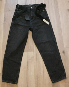 * ZARA coole Jeans W30 38 NEU Schwarz - Bild 1 von 5