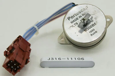11106 PORTESCAP STEPPER MOTOR, 120V, 60HZ, 300RPM 57M300B5A - Image 1 of 4