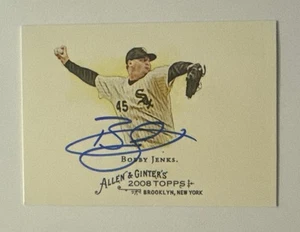 Signed 2008 Topps Allen & Ginter #24 Bobby Jenks Chicago White Sox Autograph - Picture 1 of 2
