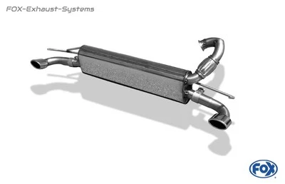 Doble Escape Deportivo Smart Forfour 3 Tipo 453 Desde 2014 Cada 86x54mm Ovalado - Imagen 1 de 4