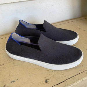 Rothy's The Original Women's Sneaker Running Flat Loafer 7.5 Black Casual Shoes - Picture 1 of 8
