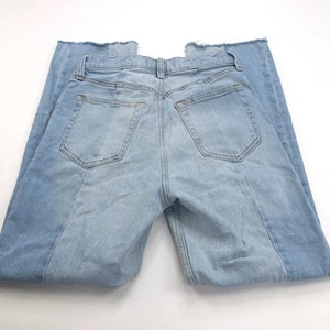 Pantalones de mezclilla crudos de tiro alto Abercrombie & Fitch 4r/27 (se adapta a 25 W 27,5 L) - Imagen 1 de 10