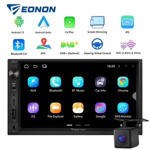 Eonon UA13 Android 13 Double 2 DIN 7" IPS Car Stereo Head Unit GPS Radio CarPlay - Picture 1 of 22