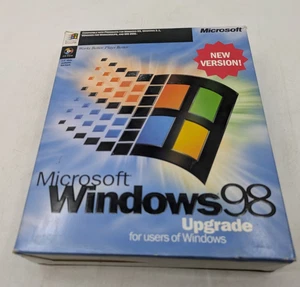 A) Microsoft Windows 98 Upgrade Second Edition w/Product Key - Picture 1 of 3