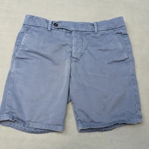 Unis Emmett Men's Chino Shorts Size 32 Blue Camping Hiking Beach Made in USA - Picture 1 of 8