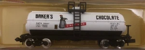 Model Power 3756: N Scale Baker's Chocolate Tank Car - Picture 1 of 2