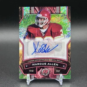 Marcus Allen 2024 Topps Resurgence Lime Green Power Surge Auto /15 SSP Chiefs - Picture 1 of 3