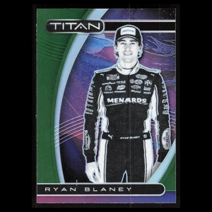 Ryan Blaney #9 2021 Panini Chronicles Titan Green Team Penske Racing Card - Foto 1 di 3