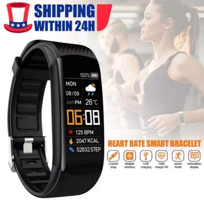 Fit@bit Smart Watch Activity Tracker Fitness Watches Heart Rate Monitor 2025&# - Image 1 of 4