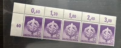 Bloque de esquina de 5 Alemania/Reich alemán Foto 1 de 2
