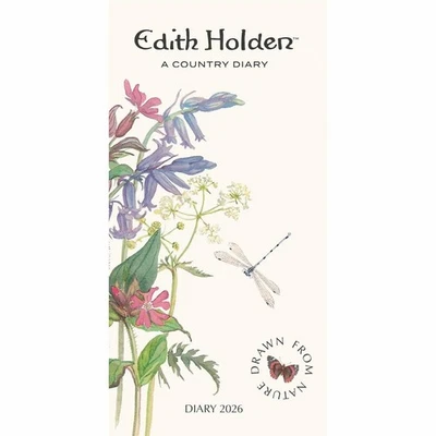 Edith Holden, Country 2026 Deluxe Slim Diary Planner NEW