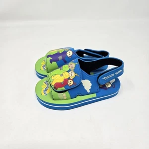 Teletubbies Sandali Bambino Bambini Scarpe Personaggio Divertenti Regolabili Y2K Anni 90 Taglia 7-8 - Foto 1 di 7