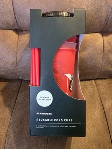 Starbucks NORTHEASTERN Reusable Cold Cups Campus Collection (5 Pack) NEW - Picture 1 of 7
