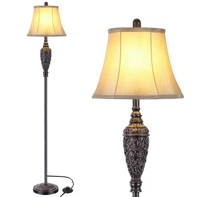 65’’ Vintage Floor Lamp for Living Room, Traditional Standing Lamp w - Image 1 of 4
