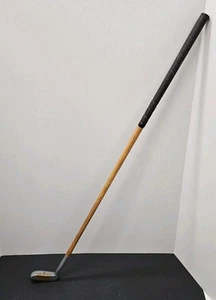 Dunlop Putter Dow Finsterwald Right Hand Rare Wooden Shaft 35.5" - Picture 1 of 8