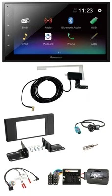 Pioneer DAB Lenkrad Bluetooth 2DIN USB Autoradio für BMW X5 E53 2000-2006 - Bild 1 von 4