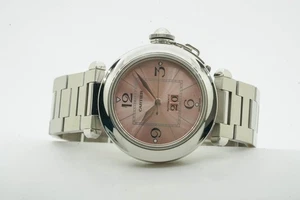 Cartier Pasha C Big Date Pink Dial 35,5mm 2475 W31058M7 11359U - Picture 1 of 1