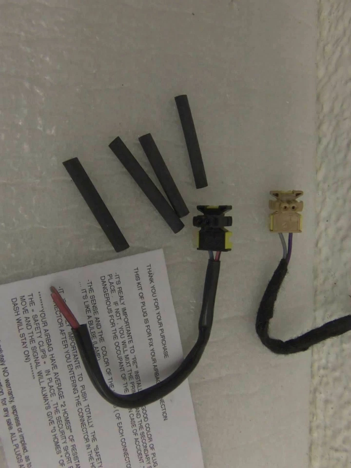 KIT DE FIJACIÓN DE ENCHUFE ARNÉS DE PASAJERO OEM AIRBAG Jeep Grand Cherokee 2008-2009-2010 Foto 1 de 1