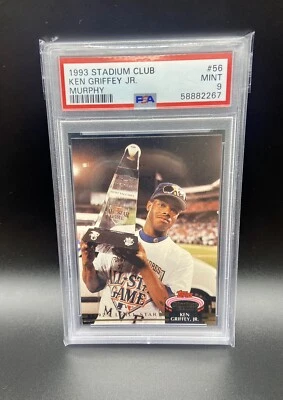 1993 STADIUM CLUB MURPHY #56 KEN GRIFFEY JR. HOF PSA 9 - Image 1 of 2