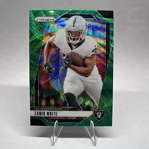 2024 Panini Prizm Zamir White Green Wave Prizm Raiders - Picture 1 of 2