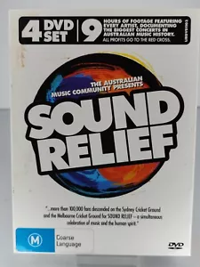 Sound Relief Concert ~ 4 Disc Set Region 4 DVD Set Music Kylie Minogue Olivia - Picture 1 of 5